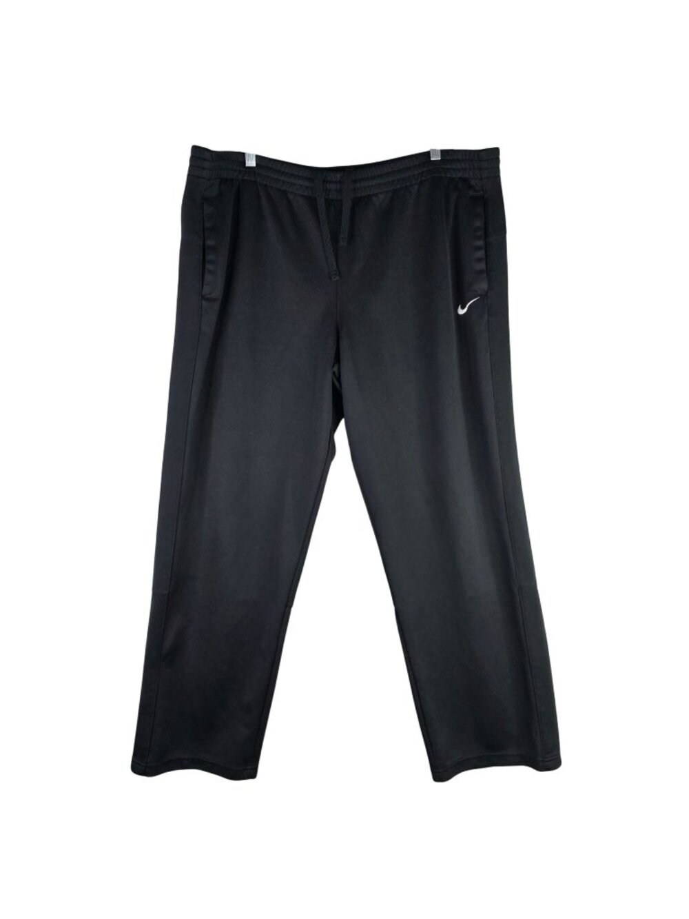 Mens Nike Black Athletic Dept Sweatpants Drawstring Elastic Waist Polyester XL